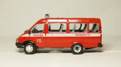 Газ-3221 Газель Пожарный автобус 01, Агат 1:43