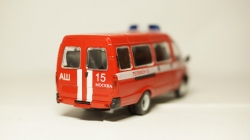 Газ-3221 Газель Пожарный автобус 01, Агат 1:43