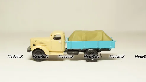 Зил 164 борт с грузом бежево/голубой, Herpa 1:87 