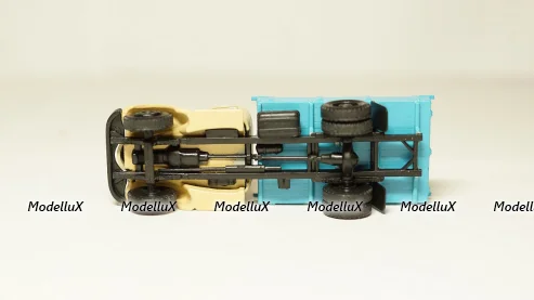 Зил 164 борт с грузом бежево/голубой, Herpa 1:87 