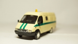 Газ 3221 Газель инкассаторская, Агат 1:43