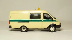 Газ 3221 Газель инкассаторская, Агат 1:43