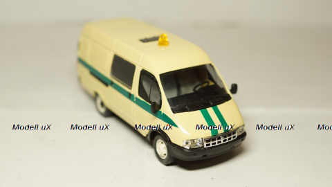 Газ 3221 Газель инкассаторская, Агат 1:43