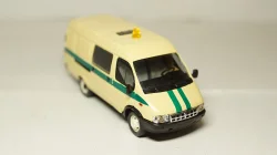 Газ 3221 Газель инкассаторская, Агат 1:43