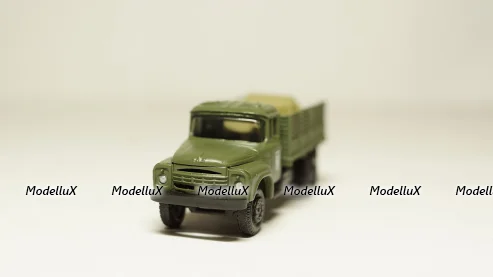 Зил 130 борт с грузом армия Украины хаки, Herpa 1:87 
