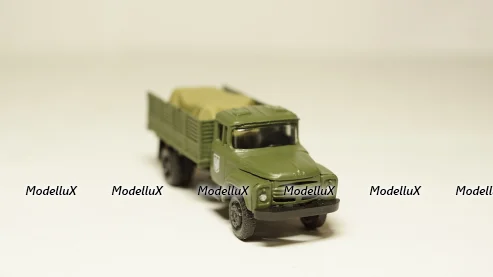 Зил 130 борт с грузом армия Украины хаки, Herpa 1:87 