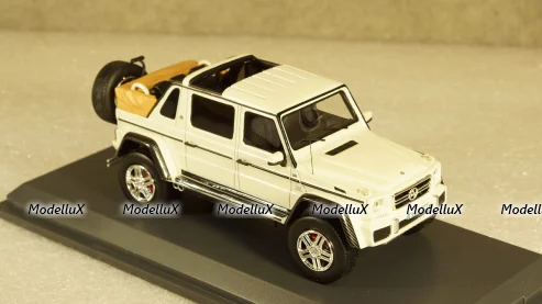 Mercedes Maybach G650 Landaulet белый, Schuco 1:43