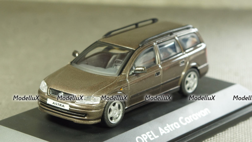 Opel Astra G Caravan brownmetallic, Schuco 1:43