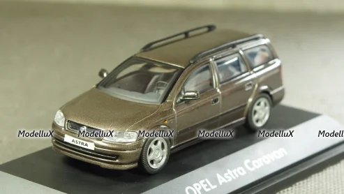 Opel Astra G Caravan brownmetallic, Schuco 1:43