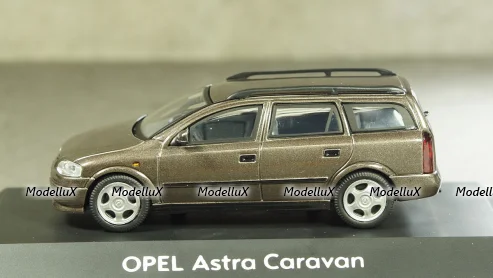 Opel Astra G Caravan brownmetallic, Schuco 1:43
