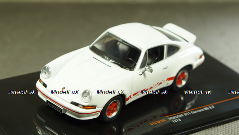 Porsche 911 Carrera RS 2.7 1973 white/red, IXO CLC321N 1:43