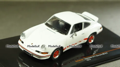 Porsche 911 Carrera RS 2.7 1973 white/red, IXO CLC321N 1:43