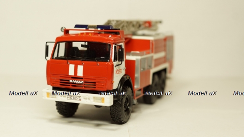 КАМАЗ 43114 АЦЛ 4-40/22 пожарная лестница, Skifavto 1:43