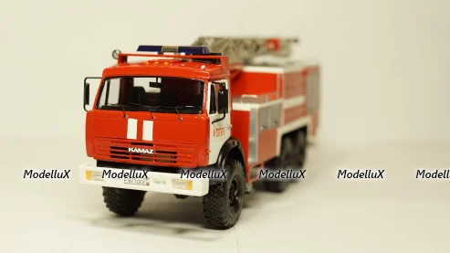 КАМАЗ 43114 АЦЛ 4-40/22 пожарная лестница, Skifavto 1:43