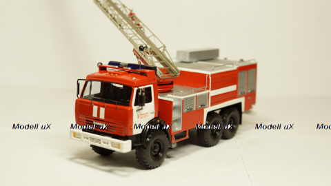 КАМАЗ 43114 АЦЛ 4-40/22 пожарная лестница, Skifavto 1:43