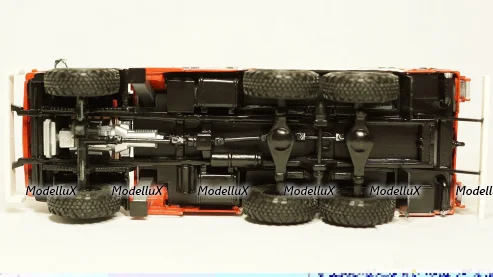 КАМАЗ 43114 АЦЛ 4-40/22 пожарная лестница, Skifavto 1:43