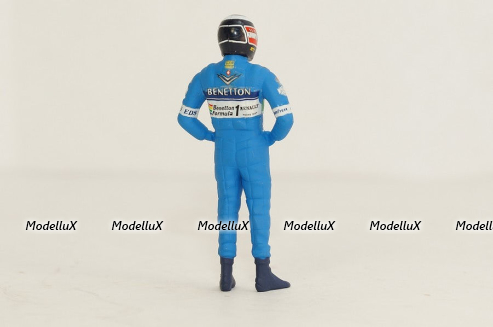Фигурка пилота Formula 1, Figur Gerhard Berger 1997 Benetton