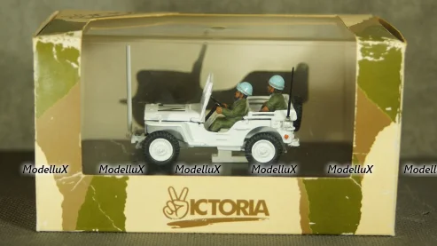 Jeep Willys UN Lebannon 1978 с фигурками, Victoria 1:43