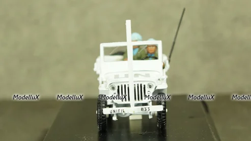 Jeep Willys UN Lebannon 1978 с фигурками, Victoria 1:43