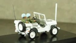 Jeep Willys UN Lebannon 1978 с фигурками, Victoria 1:43