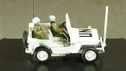 Jeep Willys UN Lebannon 1978 с фигурками, Victoria 1:43