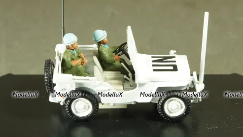 Jeep Willys UN Lebannon 1978 с фигурками, Victoria 1:43