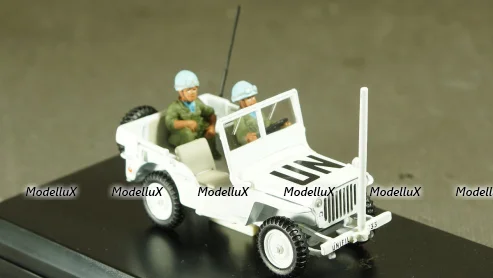 Jeep Willys UN Lebannon 1978 с фигурками, Victoria 1:43