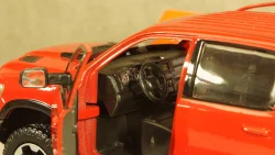 Dodge Ram 1500 Crew Cab Rebel, pickup 2019, red, 79358, MotorMax 1:24