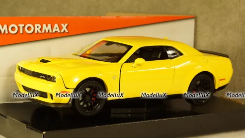 Dodge Challenger SRT Hellcat Wide-Body yellow, 79350, MotorMax 1:24