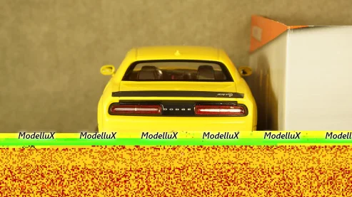 Dodge Challenger SRT Hellcat Wide-Body yellow, 79350, MotorMax 1:24
