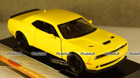 Dodge Challenger SRT Hellcat Wide-Body yellow, 79350, MotorMax 1:24