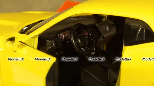 Dodge Challenger SRT Hellcat Wide-Body yellow, 79350, MotorMax 1:24