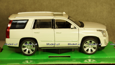 Cadillac escalade white, 24084, Welly 1:24