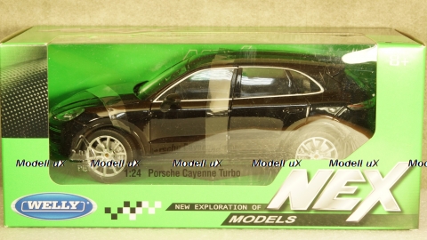 Porsche Cayenne Turbo black, 24092, Welly 1:24