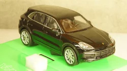 Porsche Cayenne Turbo black, 24092, Welly 1:24