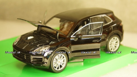 Porsche Cayenne Turbo black, 24092, Welly 1:24