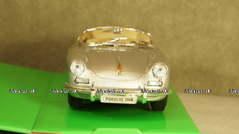 Porsche 356 B Convertible silver, 29390, Welly 1:24