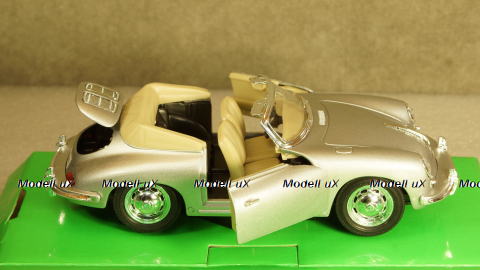 Porsche 356 B Convertible silver, 29390, Welly 1:24