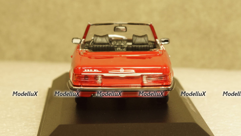 Mercedes 350 SL 1974 red, 940033432, Maxichamps 1:43