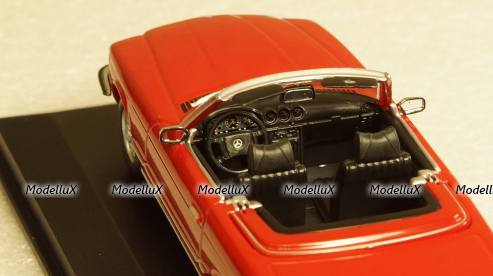 Mercedes 350 SL 1974 red, 940033432, Maxichamps 1:43