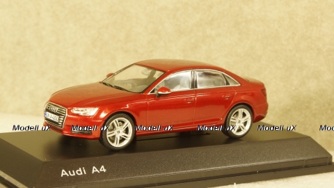  Audi A4 Saloon 2015 redmetallic, 5011504123, Spark 1:43 Уценка!