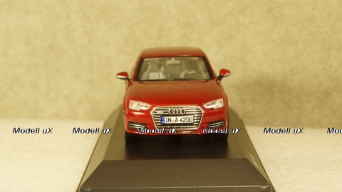  Audi A4 Saloon 2015 redmetallic, 5011504123, Spark 1:43 Уценка!