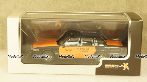 Lincoln Town Car Taxi USA 1996 black/orange, PRD363, Premium X 1:43