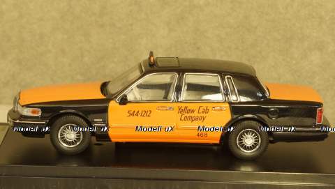 Lincoln Town Car Taxi USA 1996 black/orange, PRD363, Premium X 1:43