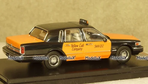 Lincoln Town Car Taxi USA 1996 black/orange, PRD363, Premium X 1:43