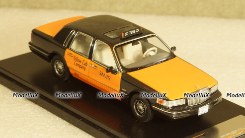 Lincoln Town Car Taxi USA 1996 black/orange, PRD363, Premium X 1:43