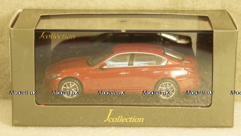 Nissan Skyline 350GT Hybrid V37/ Infiniti Q50 S Hybrid 2013 radiant red, 85002RD, J-Collection 1:43