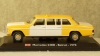 Mercedes 240D/8 W123 Taxi Beirut 1970 yellow/white, Altaya 1:43