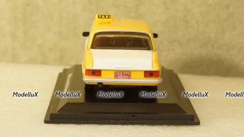 Mercedes 240D/8 W123 Taxi Beirut 1970 yellow/white, Altaya 1:43