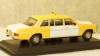 Mercedes 240D/8 W123 Taxi Beirut 1970 yellow/white, Altaya 1:43